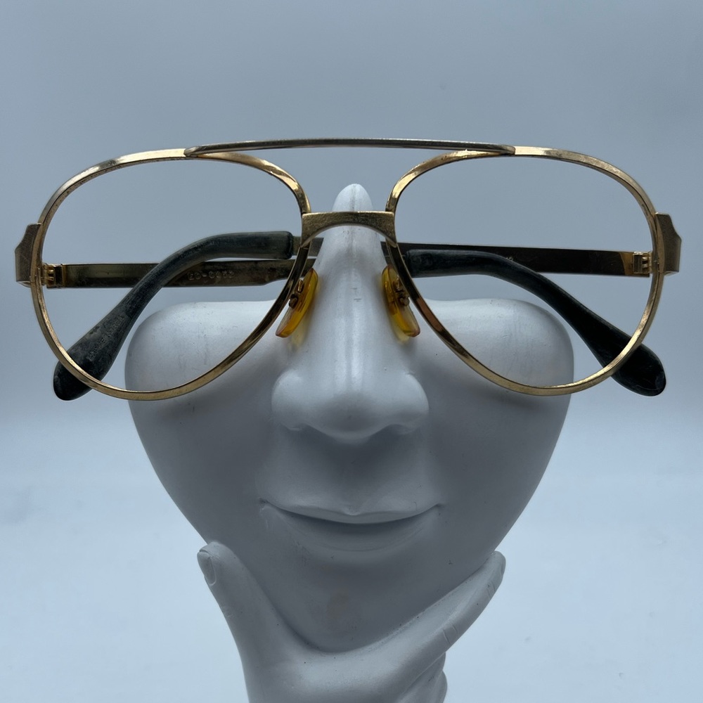 Vintage EO Gold Pilot Sunglasses Frames 0452